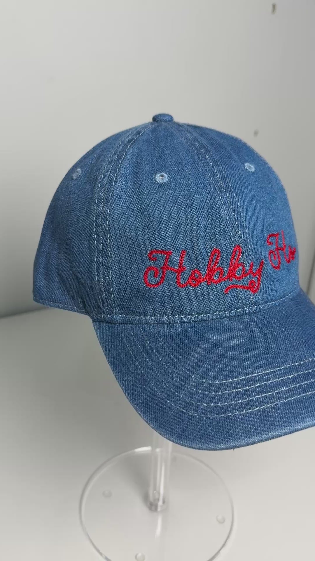 Hobby Ho - Dad Hat – Embroidered Cotton Cap for Makers