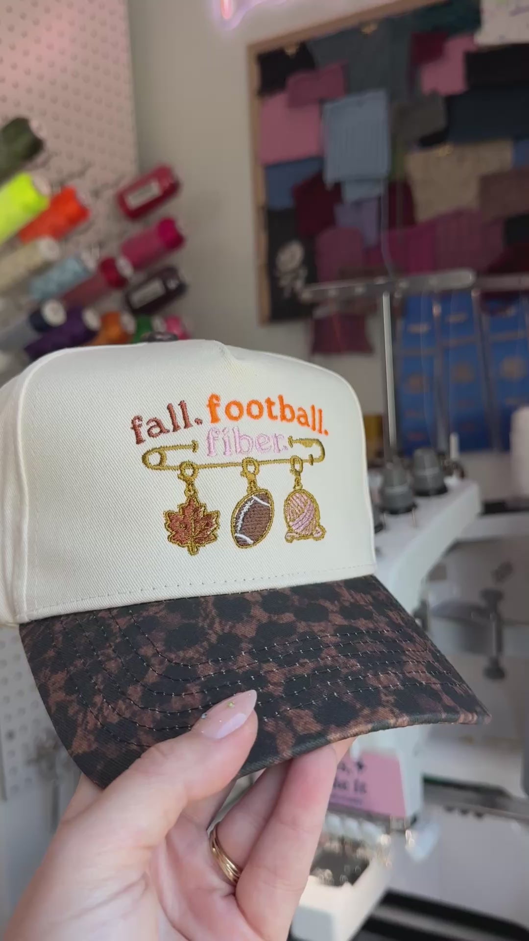 Fall. Football. Fiber. Structured Hat | Make(r) Your Own