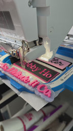 Make(r) Your Own | Embroidered Bag Charm Keychain