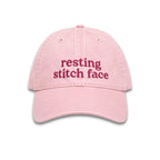 Pink Dad Hat | Make(r) Your Own | Custom Embroidered Knitting Hat for Makers