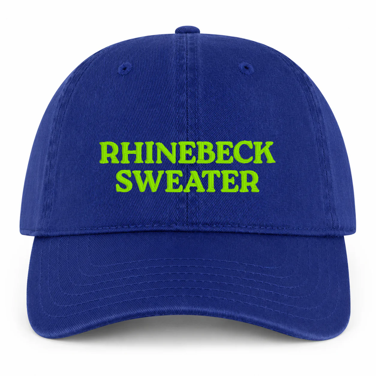 Rhinebeck Sweater - Custom Embroidered Fiber Festival Hat | Make(r) Your Own