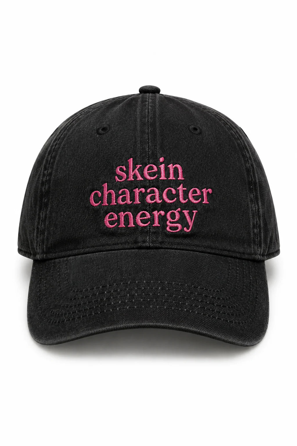 Black Denim Hat | Make(r) Your Own| Custom Knitting Hat for Makers