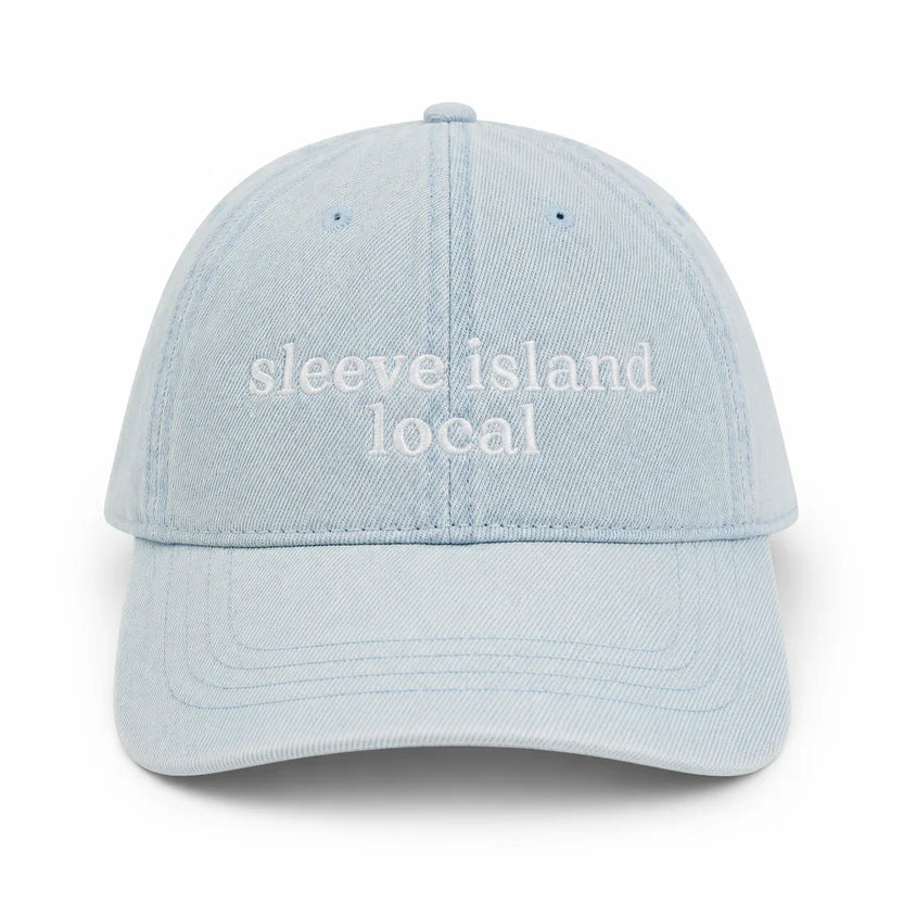 Light Wash Denim Hat | Make(r) Your Own | Custom Knitting Hat for Makers