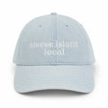Sleeve Island Local - Light Wash Denim Hat – White Embroidery | TIMI