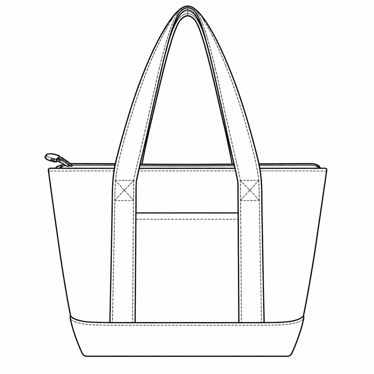 Stash Tote XL – personalized Make(r) Your Own embroidery