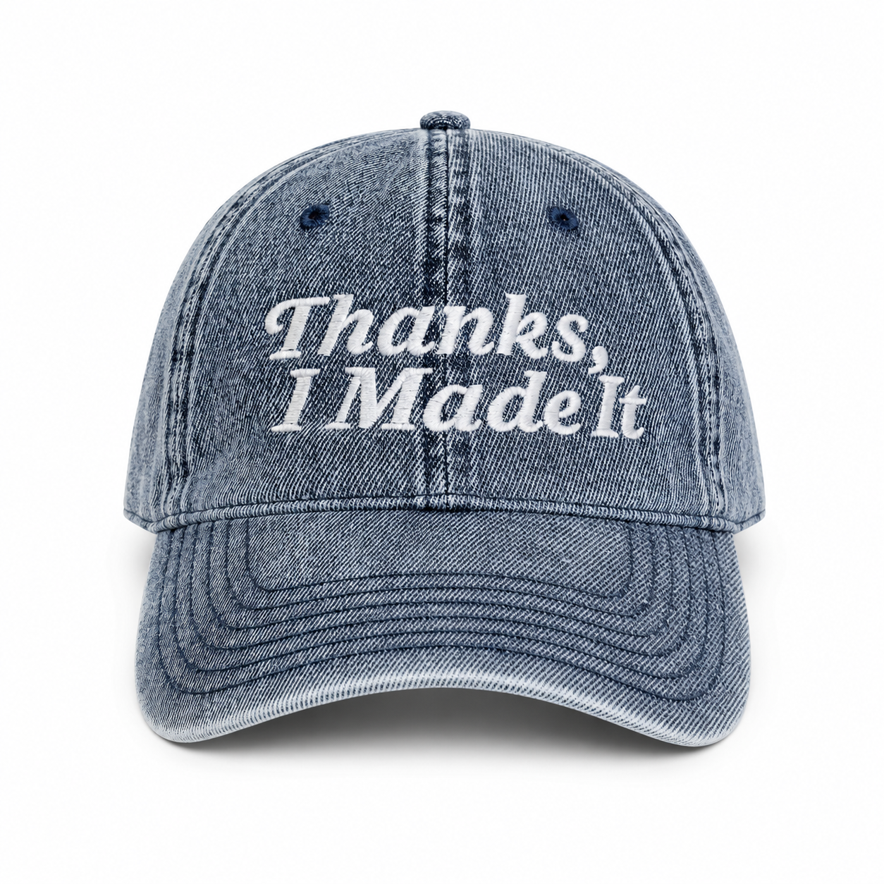 Thanks, I Made It - TIMI Dad Hat – Embroidered Cotton Cap for Makers