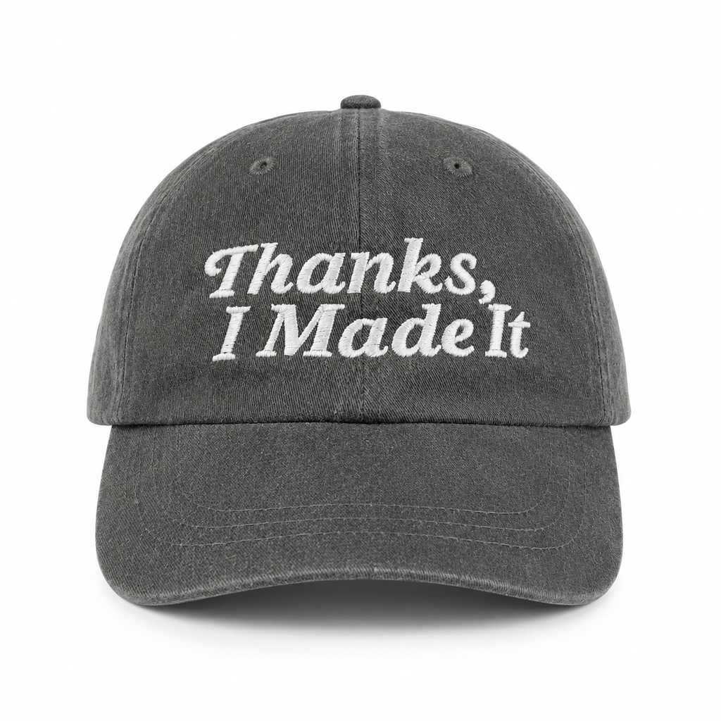 Thanks, I Made It - TIMI Dad Hat – Embroidered Cotton Cap for Makers