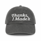 Thanks, I Made It - TIMI Dad Hat – Embroidered Cotton Cap for Makers