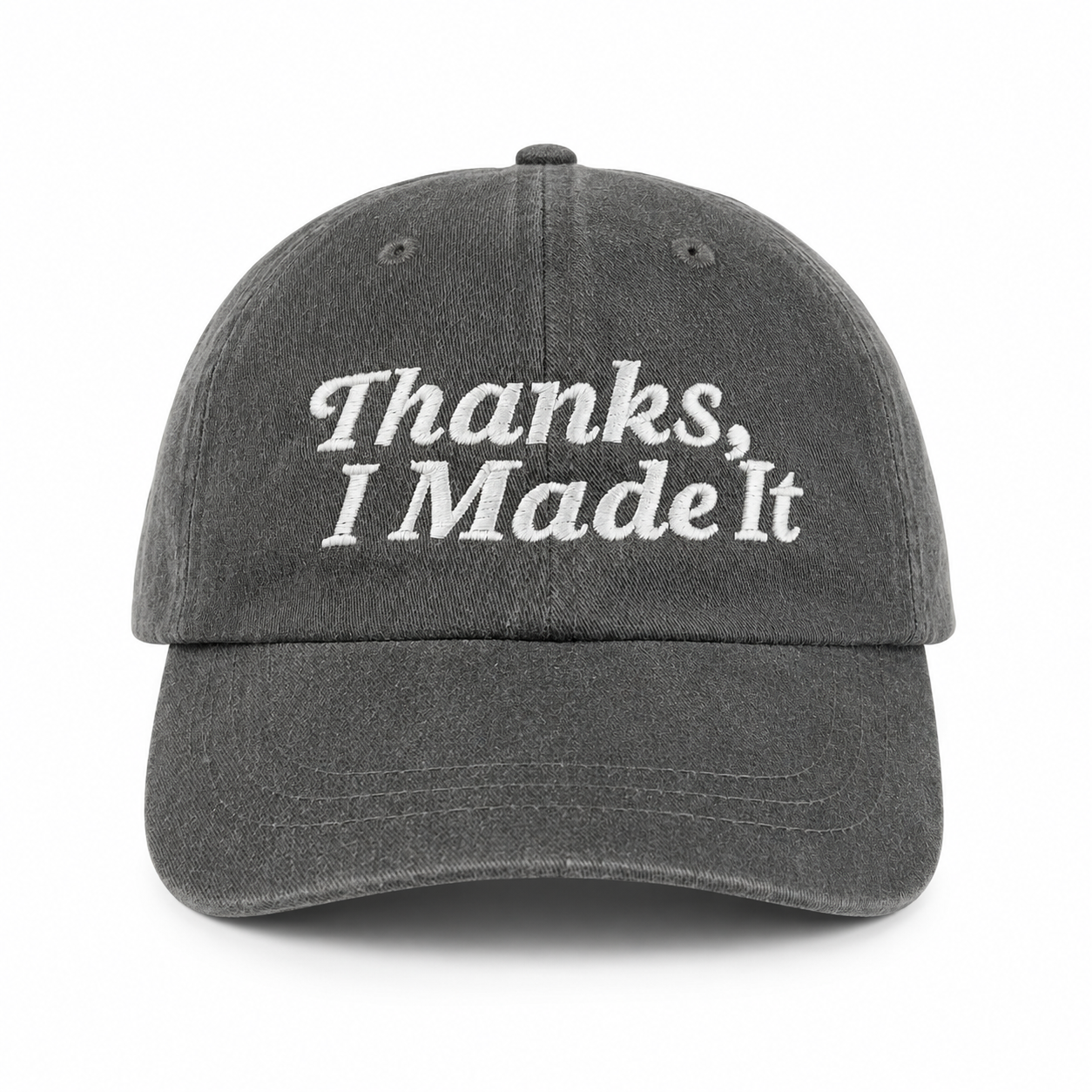 Thanks, I Made It - TIMI Dad Hat – Embroidered Cotton Cap for Makers