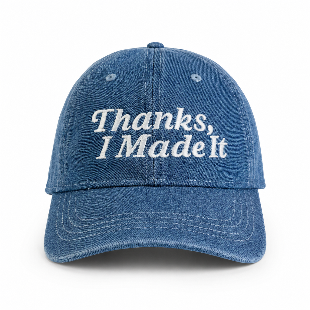 Thanks, I Made It - TIMI Dad Hat – Embroidered Cotton Cap for Makers