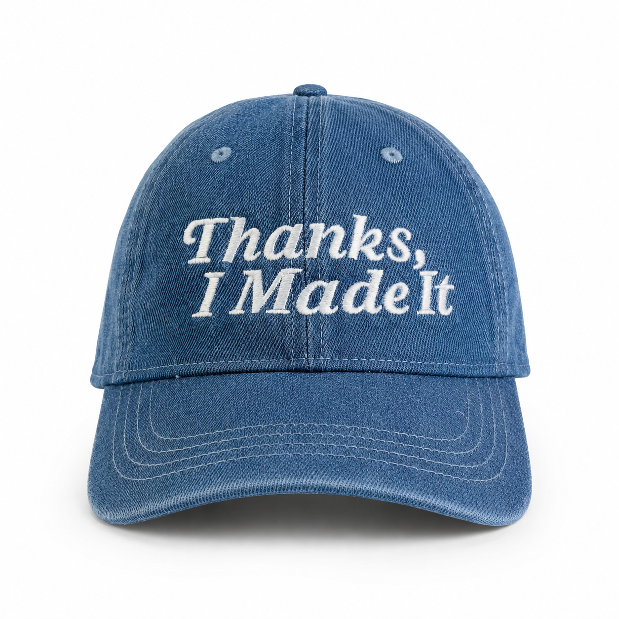 Thanks, I Made It - TIMI Dad Hat – Embroidered Cotton Cap for Makers