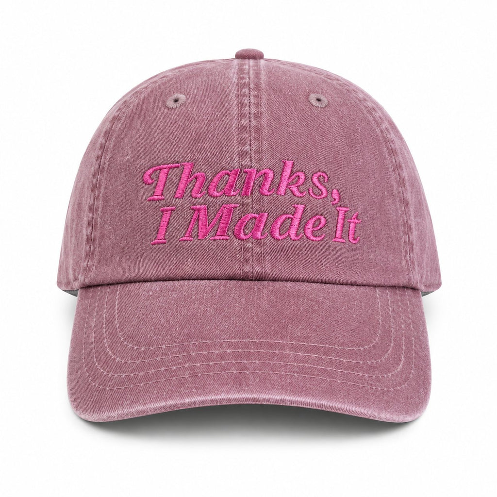 Thanks, I Made It - TIMI Dad Hat – Embroidered Cotton Cap for Makers