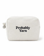 White | Make(r) Your Own | The “Just In” Case | Personalized Embroidered Waffle Project Pouch