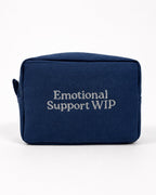 Navy | Make(r) Your Own | The “Just In” Case | Personalized Embroidered Waffle Project Pouch