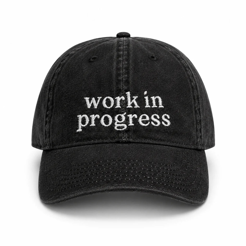 Black Denim Hat | Make(r) Your Own| Custom Knitting Hat for Makers