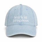 Light Wash Denim Hat | Make(r) Your Own | Custom Knitting Hat for Makers